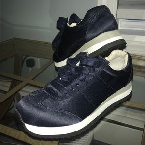 Navy sneakers